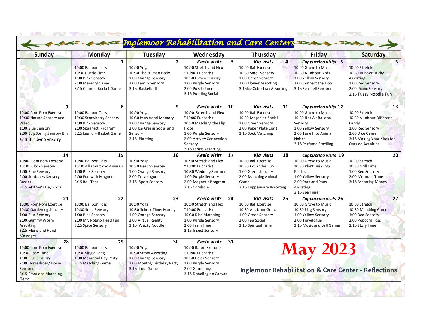 May 2023 Heritage